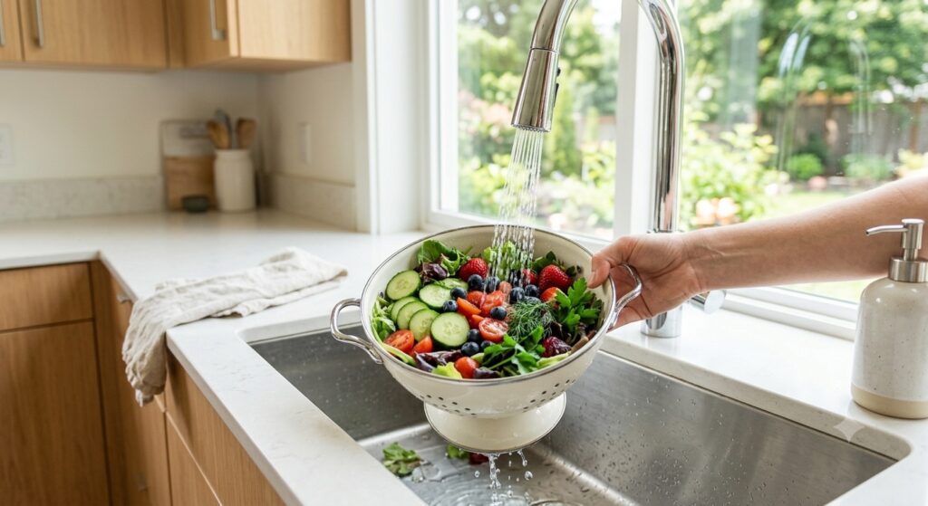 Fresh Produce Wash for Cyclospora prevention and summer salad hygiene