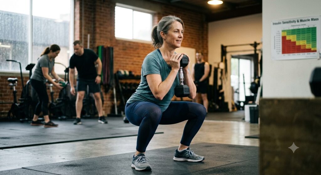 Resistance training to improve insulin sensitivity and preserve muscle mass
